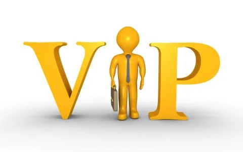 Important businessman Illustrazione stock