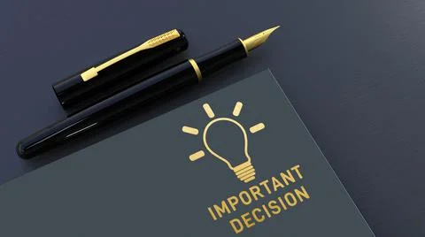 Important decision Stock Illustration