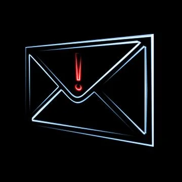 Important email message Illustrazione stock