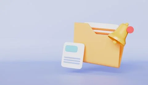 Important file document deadline reminder, Efficiency work process database Stock Illustration