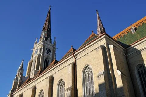 The important historic cathedral Stock Photos
