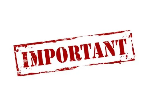 Important Stock Illustration