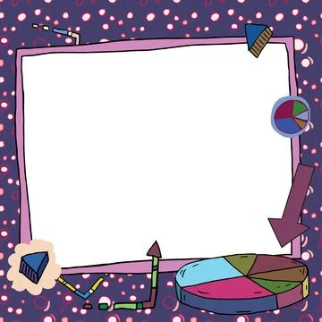 Important Message Presented On Presentation Board With Charts And Arrows Around Stock Illustration