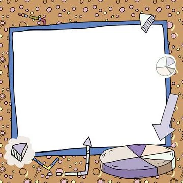Important Message Presented On Presentation Board With Charts And Arrows Around Stockillustratie