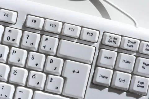 Important Message Written On Keyboard Button. Crutial Information Presented On Stock Photos