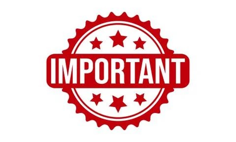 Important Rubber Stamp Seal Vector Illustrazione stock