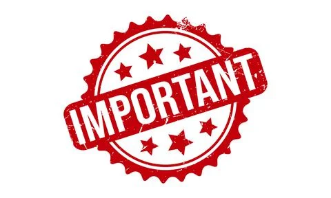 Important Rubber Stamp Seal Vector Illustrazione stock