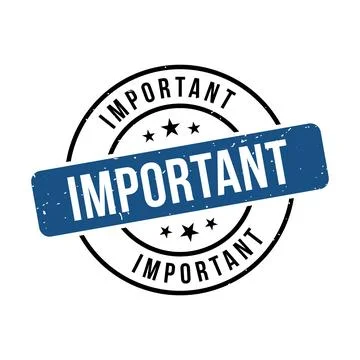 Important Stamp, Important Grunge Round Sign Illustrazione stock