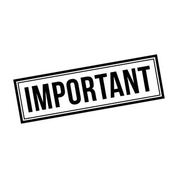 Important Stamp, Important Grunge Square Sign Stock Illustration