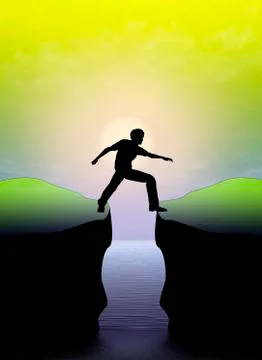 Important Step Illustrazione stock