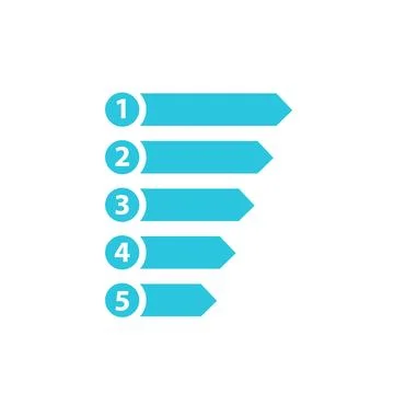 Important things list icon. From blue icon set. Stock Illustration