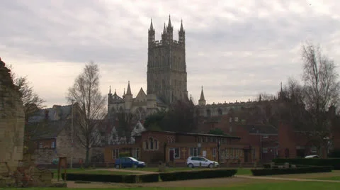 Imposing Cathedral Tower 動画素材 23827721