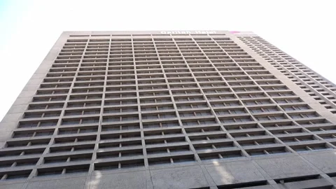 Imposing Low Angle Shot of a Skyscraper Stock-Footage 231438721
