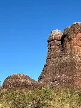 Imposing Rock Formation Stock Photos