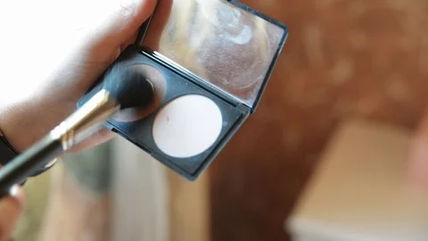 The imposition of makeup 库存影片 71294202