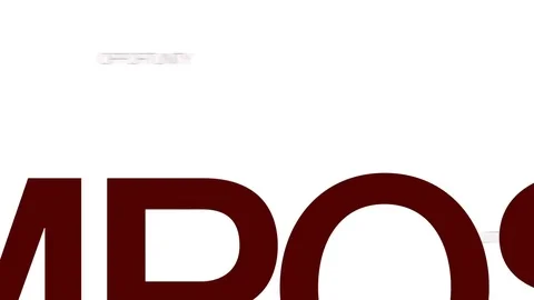 Impossible animated word cloud. Kinetic typography. Stock Footage 71165021