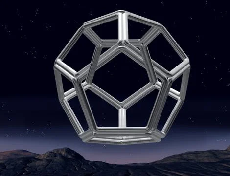 Impossible dodecahedron Stock Illustration