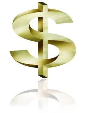 Impossible dollar Stock Illustration