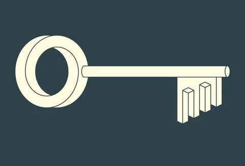 Impossible Key. イラスト素材