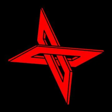 Impossible optical illusion shape. Optical art object. Impossible figures Illustrazione stock