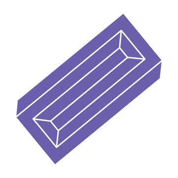 Impossible optical illusion shapes. Logo. Optical art object. Impossible figure Stock Illustration