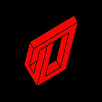 Impossible optical illusion shapes. Logo. Optical art object. Impossible figure Stock Illustration