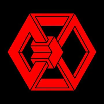 Impossible optical illusion shapes. Logo. Optical art objects. Impossible Stock Illustration