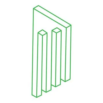Impossible optical illusion shapes. Logo. Optical art objects. Impossible イラスト素材