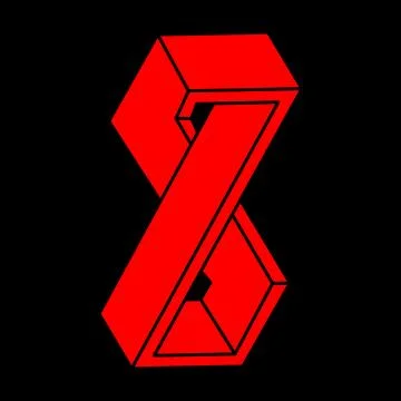 Impossible optical illusion shapes. Modern logo. Optical art objects. Impossible 스톡 일러스트