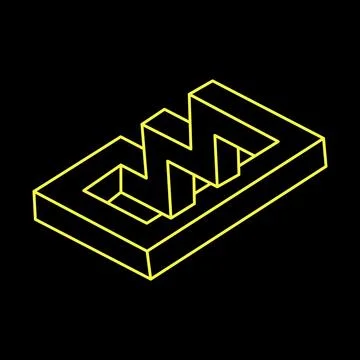 Impossible optical illusion shapes. Optical art objects. Sacred geometry Stock Illustration