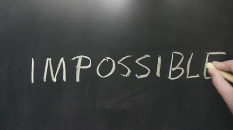 Impossible or  possible Stock Footage 10803940