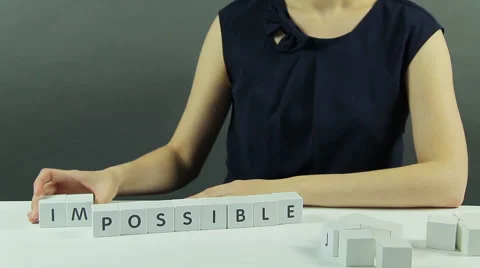 Impossible or Possible Stock Footage 62052185