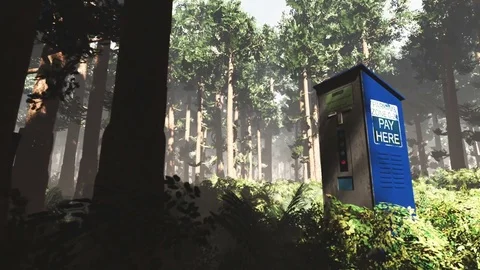 Impossible Place to Pay for Parking Cinematic 3D Animation 1 스톡 동영상 75443836
