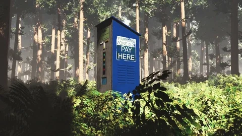 Impossible Place to Pay for Parking Cinematic 3D Animation 2 스톡 동영상 75443930