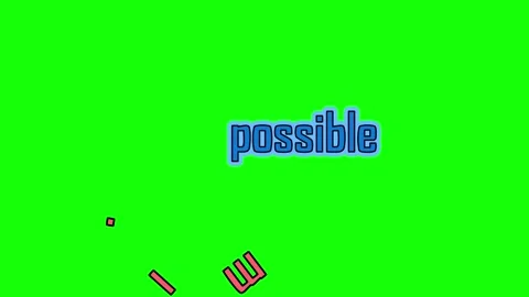 From the impossible to the possible. Destroy the first two letters im, the Video stock 139922413
