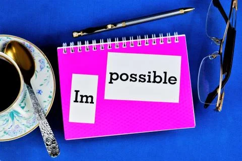 The impossible is possible-an estimate of the incredible, the extraordinary, Stock Photos