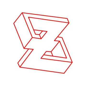 Impossible shapes, optical illusion, vector. Optical art objects. Geometric イラスト素材