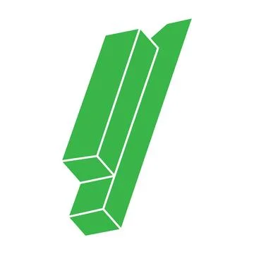 Impossible shapes, optical illusion, vector. Optical art object. Logo. Geometric Stock Illustration