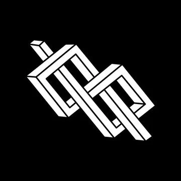 Impossible shapes. Sacred geometry figure. Optical illusion. Abstract eternal Stock Illustration
