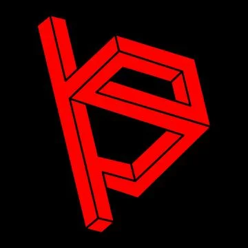 Impossible shapes. Sacred geometry figures. Optical illusion logo. Abstract Stock Illustration