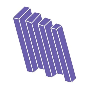 Impossible shapes. Sacred geometry. Optical illusion. Abstract eternal geometric Stock Illustration