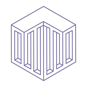 Impossible shapes. Sacred geometry. Optical illusion figures. Abstract eternal Stock Illustration