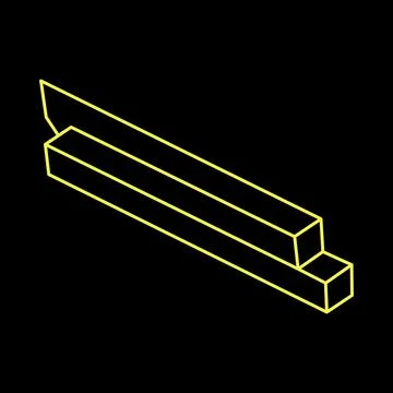 Impossible shapes. Web design elements. Optical illusion objects. Line design. Stock Illustration