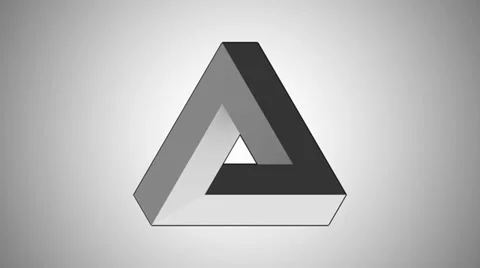 Impossible Triangle Video stock 32968897