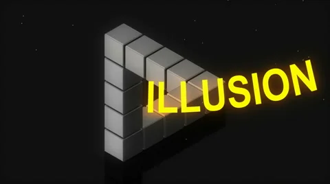 Impossible Triangle Stock Footage 41627546