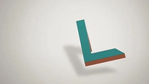 Impossible Triangle Optical Illusion Rotation Reveal Stock Footage 347011147