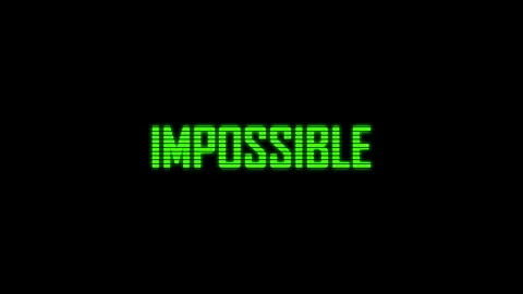 Impossible Typewriting Text Animation 4K. Video stock 246578965