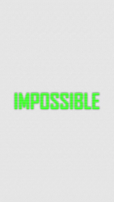 Impossible Typewriting Text Animation Vertical alpha channel. Stock Footage 247177334
