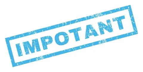 Impotant Rubber Stamp イラスト素材