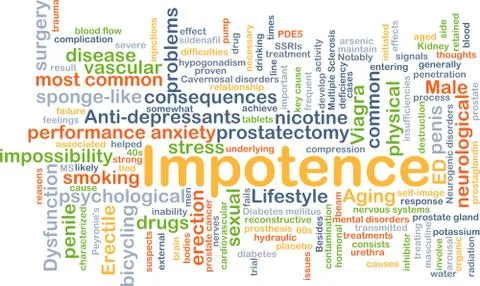 Impotence background concept Stock Illustration